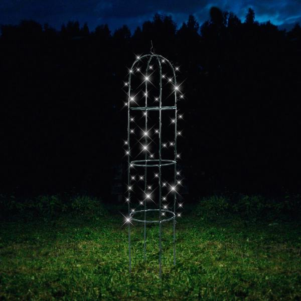 Gardenwize Solar Garden Trellis – 100 LED Light Up Trellis