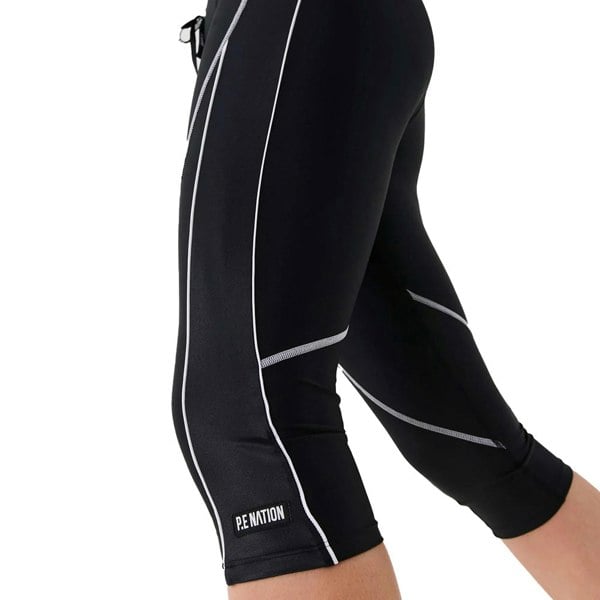 P.E Nation PE Nation Womens Reformer Crop Legging in Black