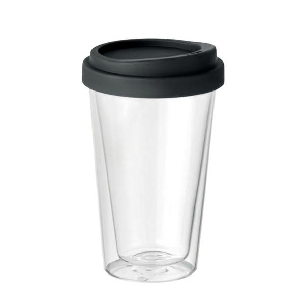 MidOcean Bielo Borosilicate Glass 350ml Tumbler - Black - 