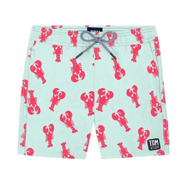 Tom & Teddy Light Blue & Berry Lobster