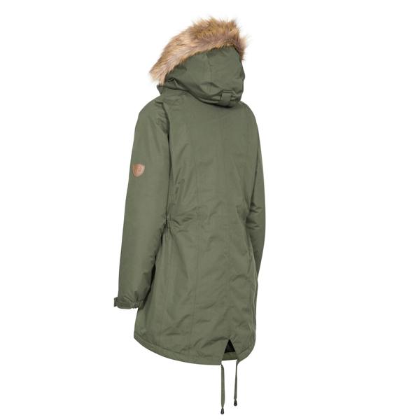 Trespass Womens/Ladies Celebrity Insulated Longer Length Parka Jacket - Moss - 
