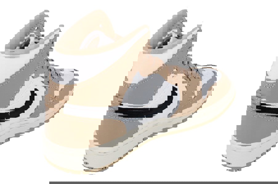 Nike Womens Air Jordan 1 Mid Trainers Bq6472 103 - Sail Black Desert 103 - Photo 2