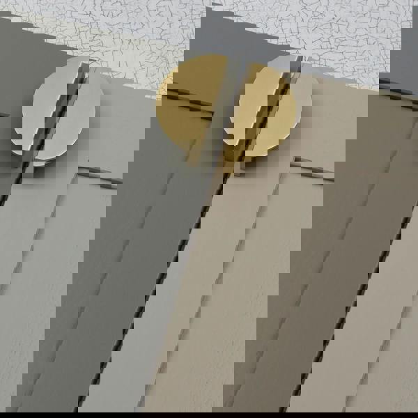 Handle & Home 64mm Brushed Brass Half Moon Handle