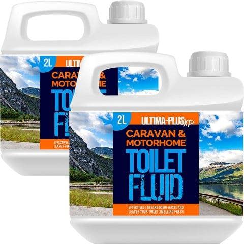 Ultima Plus XP Ultima-Plus XP Caravan & Motorhome Blue Toilet Chemical Fluid Solution Cleaner 4L