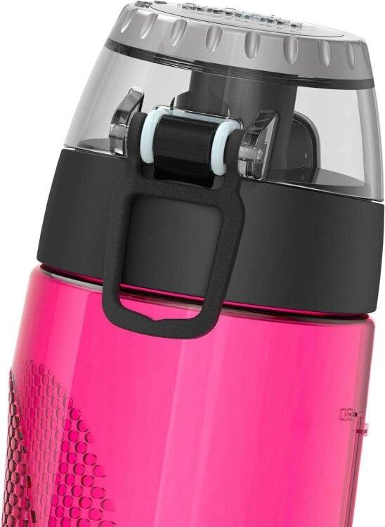 Thermos Tritan Hydration Water Bottle with Intake Meter Pink 710ml