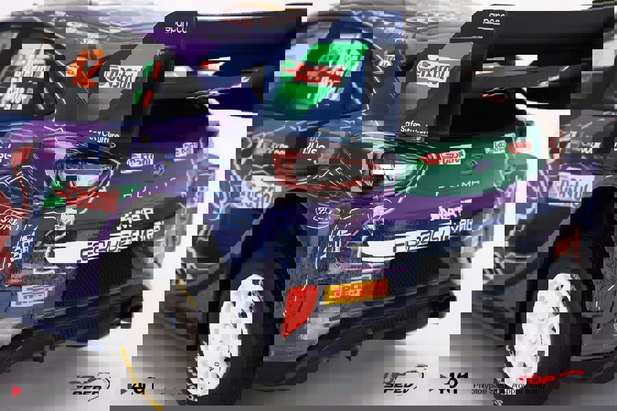 TSM Ford Puma Rally1 No.42 M-Sport Ford WRT 2022 Rally Italia Sardegna 2nd Place 1:18 Scale TSM TS0491