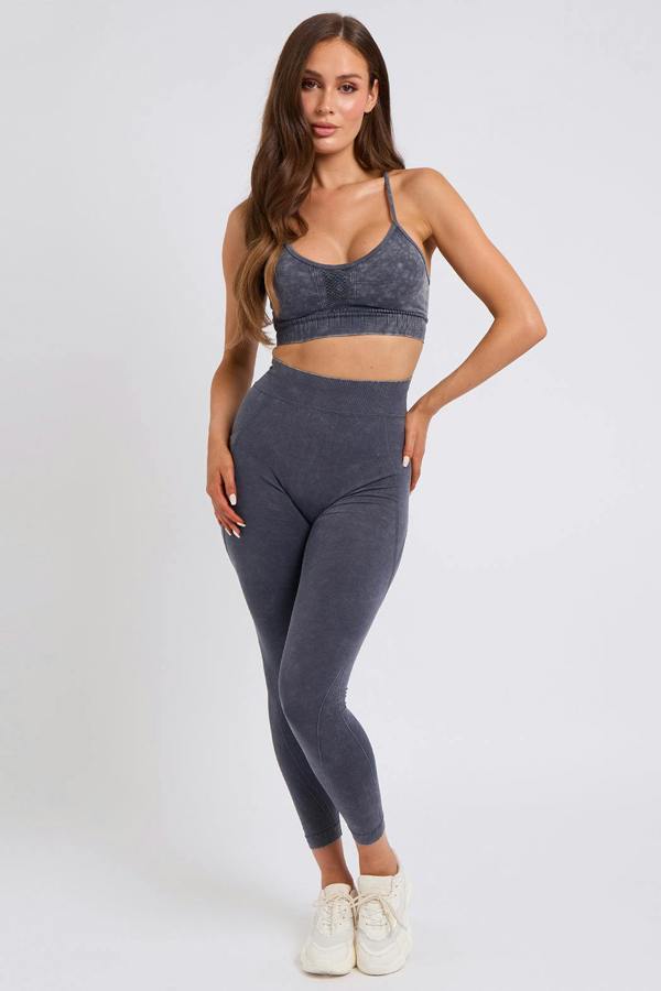 Urban Bliss Acid Padded Strappy Sports Bra