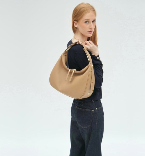 Apatchy London The Charlie Camel Leather Bag