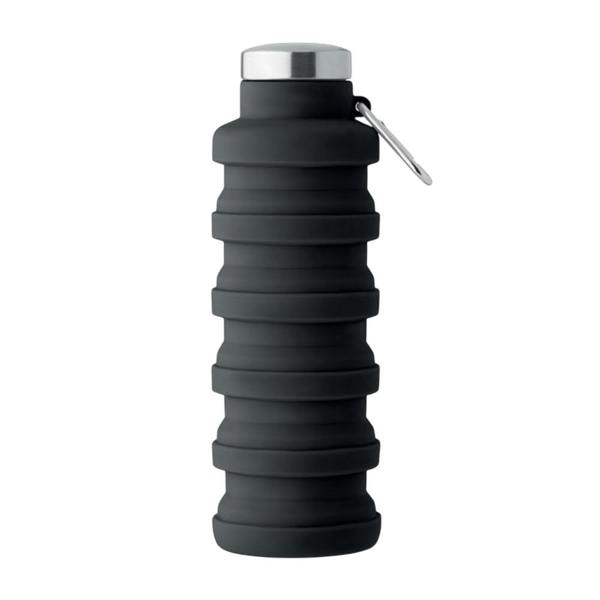 MidOcean Kolapsi Collapsible 500ml Water Bottle - Black - 