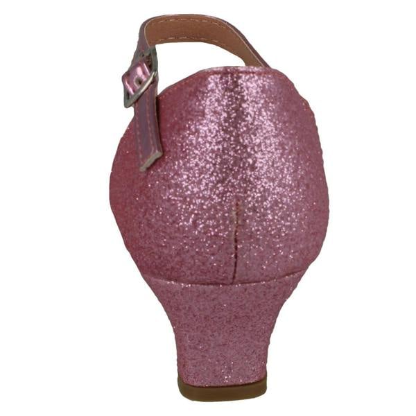 Spot On Girls Spot On Mid Heel Glittery Shoes H3082