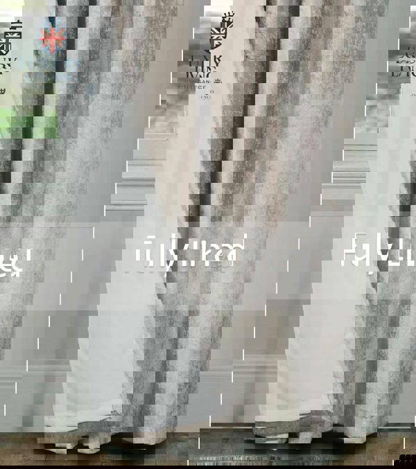 Luxury Living Luxury Crushed Velvet Fully Lined Ring Top Curtains