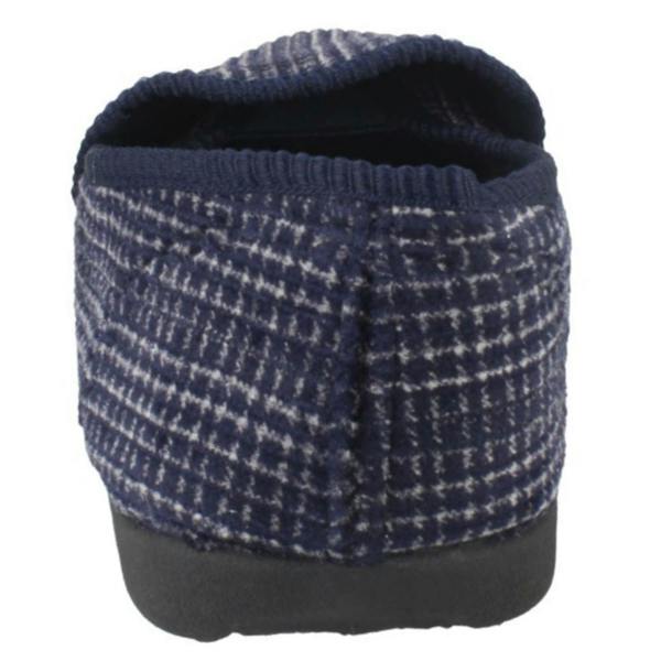 Spot On Mens Spot On Chequered Full Slipper X2034