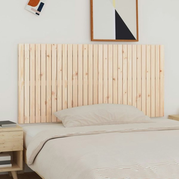 Berkfield Wall Headboard 185x3x90 cm Solid Wood Pine