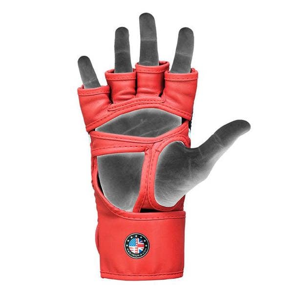 RDX Sports GRAPPLING GLOVES AURA PLUS T-17 RED/BLACK