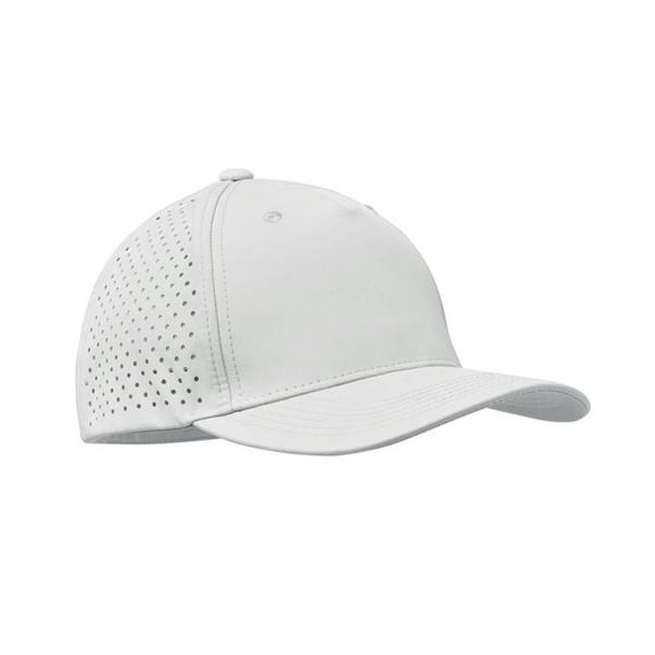 MidOcean Unisex Adult Capo 5 Panel Baseball Cap - White - 