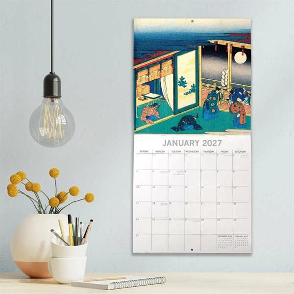 Hokusai Calendar 2027, Wall Calendars, Month To View, Art, Gift
