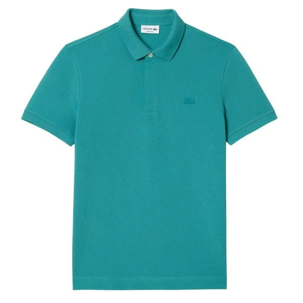 Lacoste Mens Paris Stretch Regular Polo Shirt - Teal
