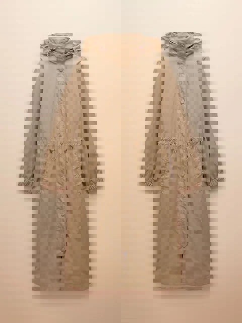 Joules HENSLEY Womens Longline Coat Tan Brown