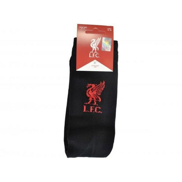 Liverpool FC Mens Logo Socks - Grey/Red