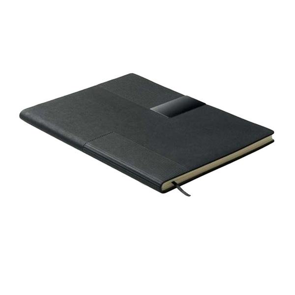 MidOcean Treze PU A5 Notebook - Black - 