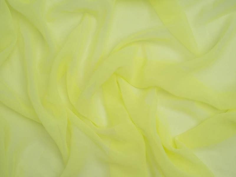 Minerva Core Range Minerva Light Sheer Chiffon Fabric - Plain Design Dressmaking Fabric, 110 cm / 44" Wide - per metre