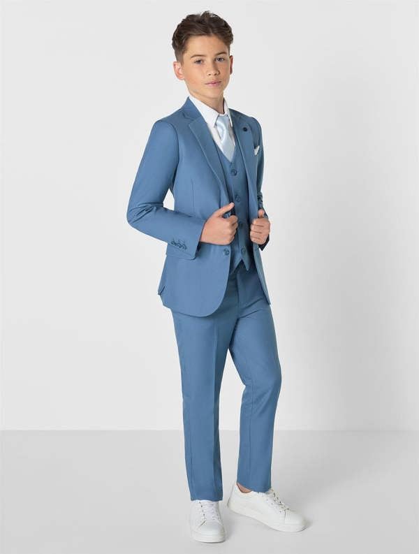 wedding boys suit in blue