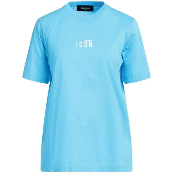 DSQUARED2 Icon Small Chest Logo Light Blue  T-Shirt XS