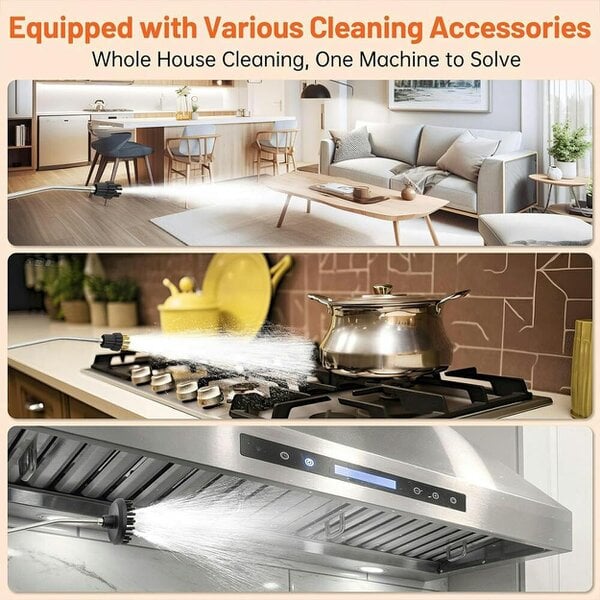 Havendro 3800W Portable Handheld Steam Cleaner High Temperature Steam Cleaning Machine
