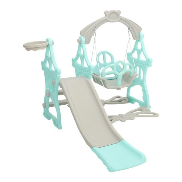 Toddler Swing and Slide Playset for Indoor and Outdoor Living and Home
