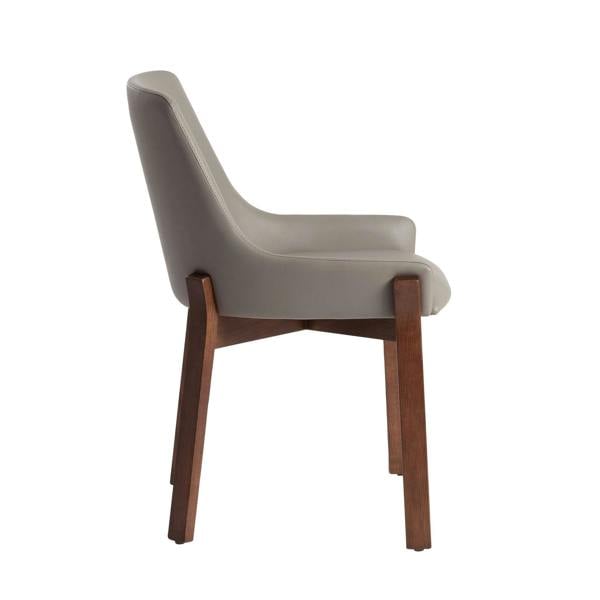 Angel Cerdá Dark Mink Leatherette Chair 4017