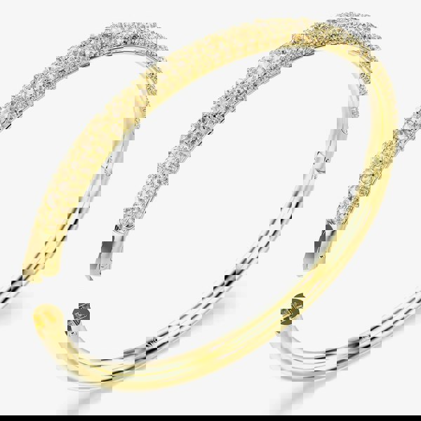 Swarovski Sublima Gold Tone Plated Snow Pave Bangle 5723337