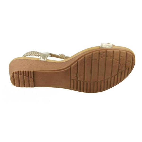 Savannah Ladies Savannah Mid Wedge Sandals
