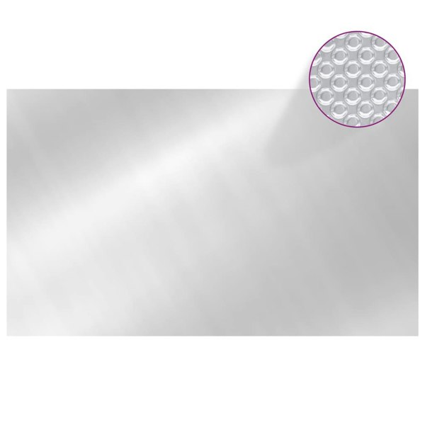Berkfield Rectangular Pool Cover 1000x600 cm PE Silver