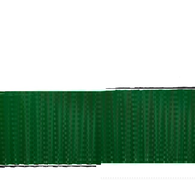 Samuel Alexander 15cm x 9m Large Plastic Corrugated Lawn Garden Edging Border in Green