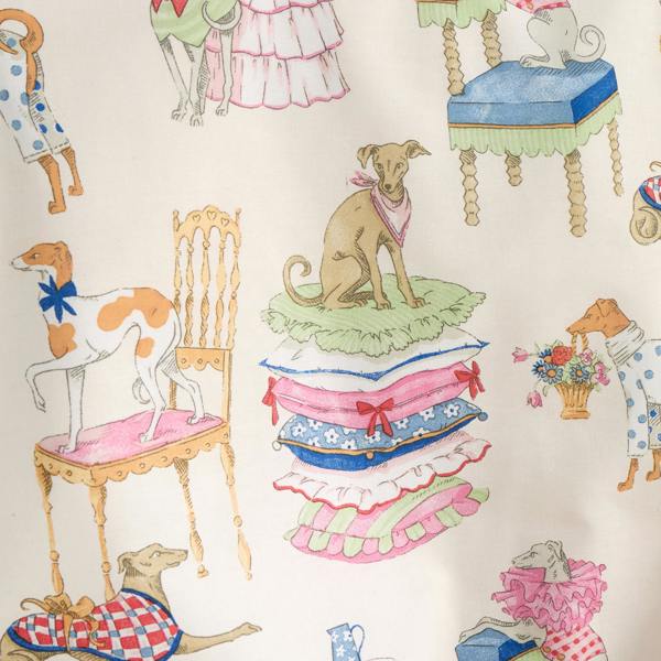 Cath Kidston Hackney Dogs Reversible Duvet Cover Set Blue