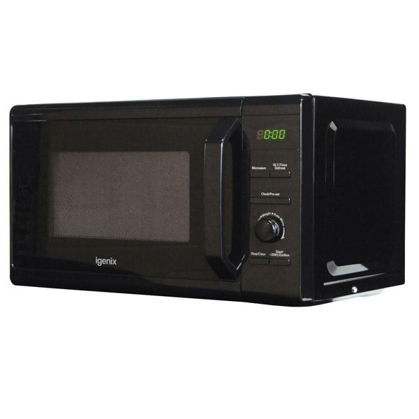 igenix Digital Microwave, 20 Litre, 8 Cooking Settings, 800W, Black