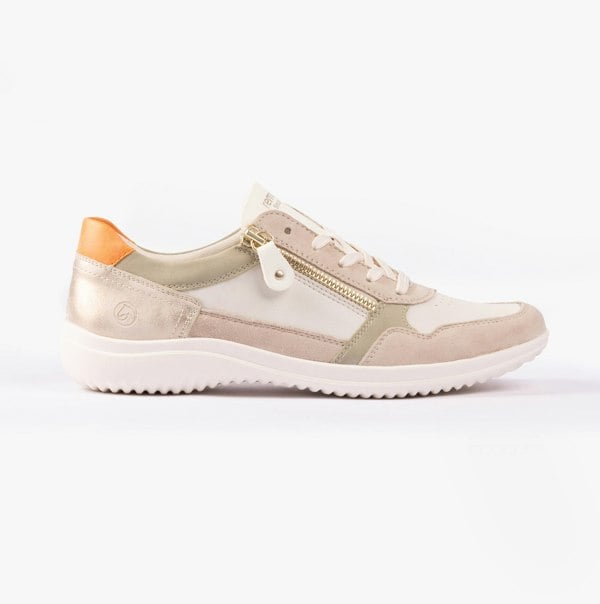Remonte D1E06-80 Womens Shoes White Combination
