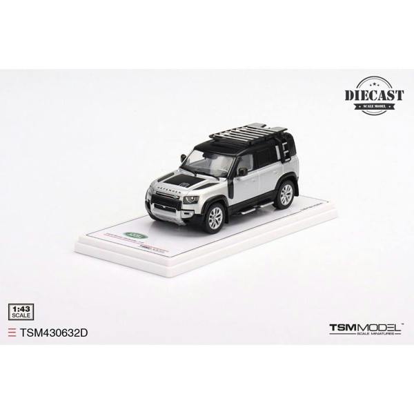 MCSlots Land Rover Defender 110 Explorer Pro Indus Silver 1:43 Scale TSM430632D