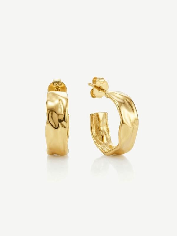 MUCHV Molten Small Hoop Earrings