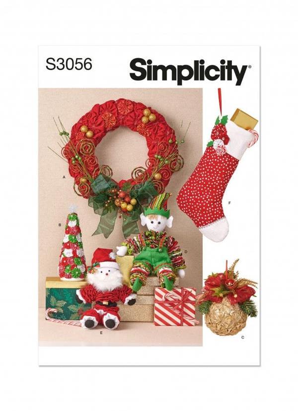 Simplicity Sewing Pattern 3056, Accessories OS (One Size) - Intermediate