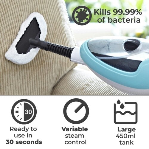 Neo Blue 10 in 1 1500W Hot Steam Mop Cleaner and Hand Steamer