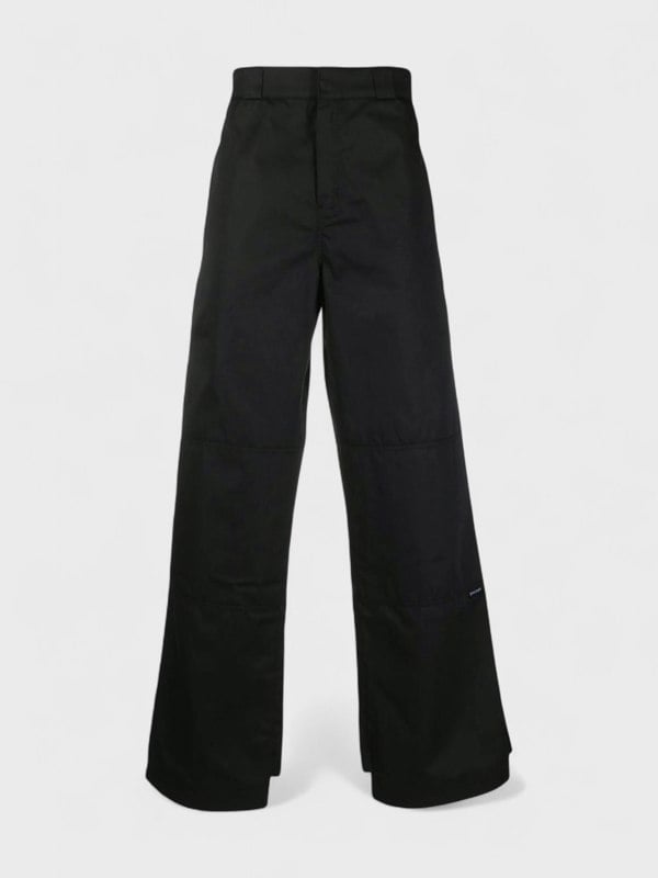 Palm Angels Reversed Waistband Chino Trouser Black