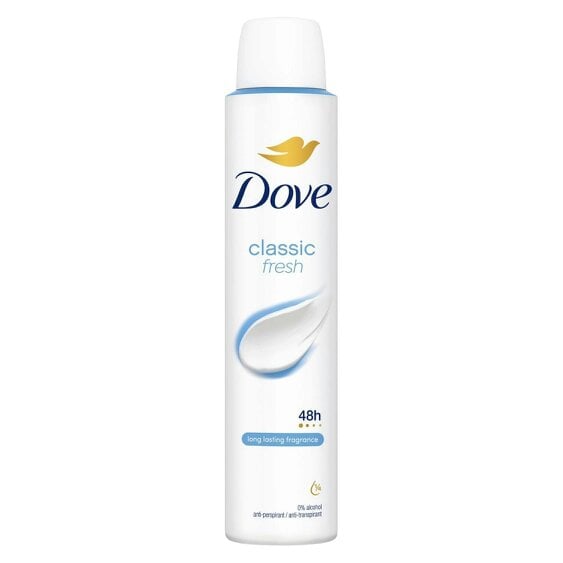 Dove Anti-Perspirant Deodorant Classic 12x200ml, 48H Sweat Protection for Women