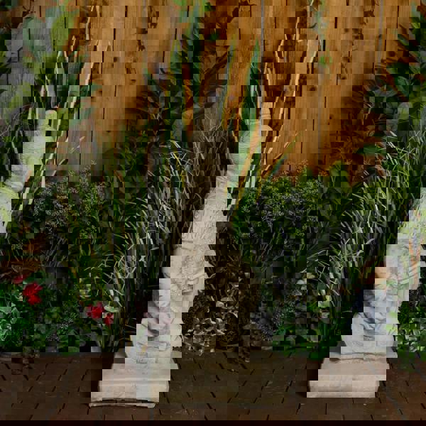 Stone Cast Japanese Samurai Garden Ornament 