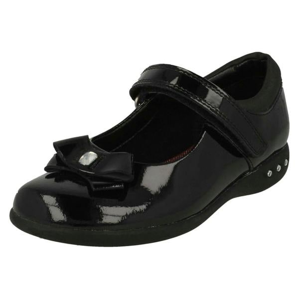 Clarks Girls Clarks Bow Detail School Shoes Prime Skip
