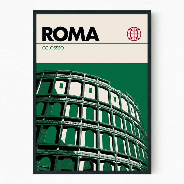 Reign&Hail Rome - Graphic Travel Poster