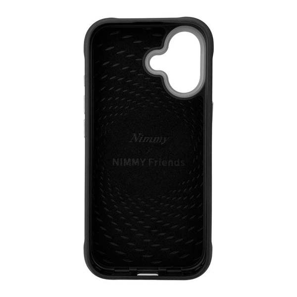 Nimmy Friends Nimmy Big Eye Cute Pet Pug Dog Case with MagSafe for iPhone 17 6.3" Black Grey - N-XDY-IP17-09-A