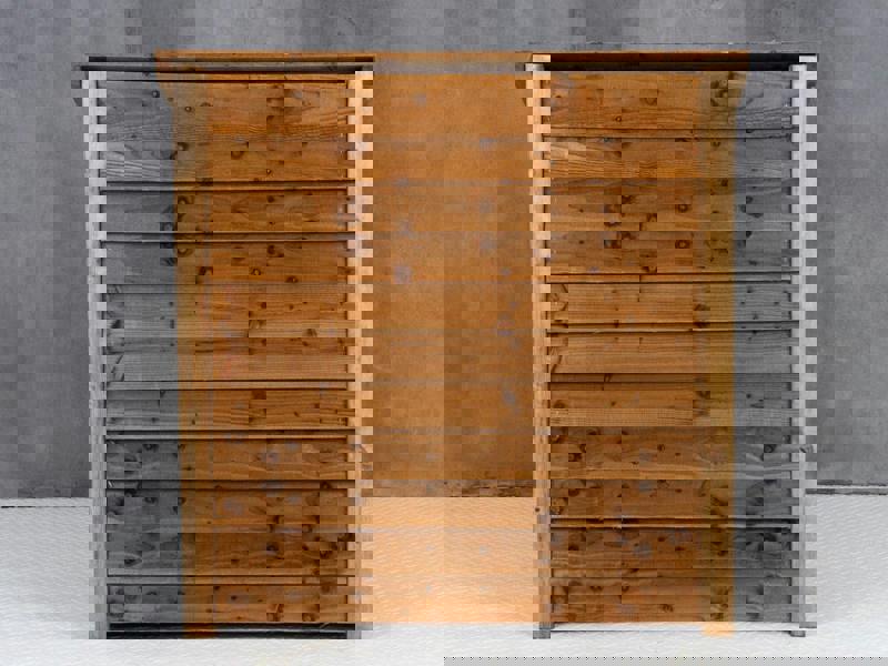 Arbor Garden Solutions Wooden Log Store (W-119cm, H-118cm, D-71cm) - Brown Finish