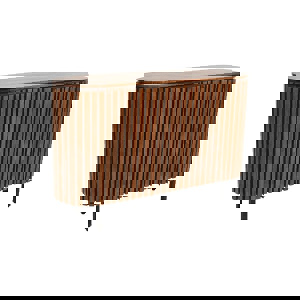 IH Design Osburn Mango Wood 2 Doors Sideboard