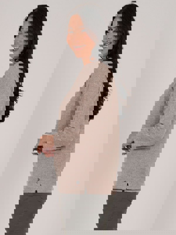 PennyPlain Crew Neck Long Sleeve Top - Alpaca